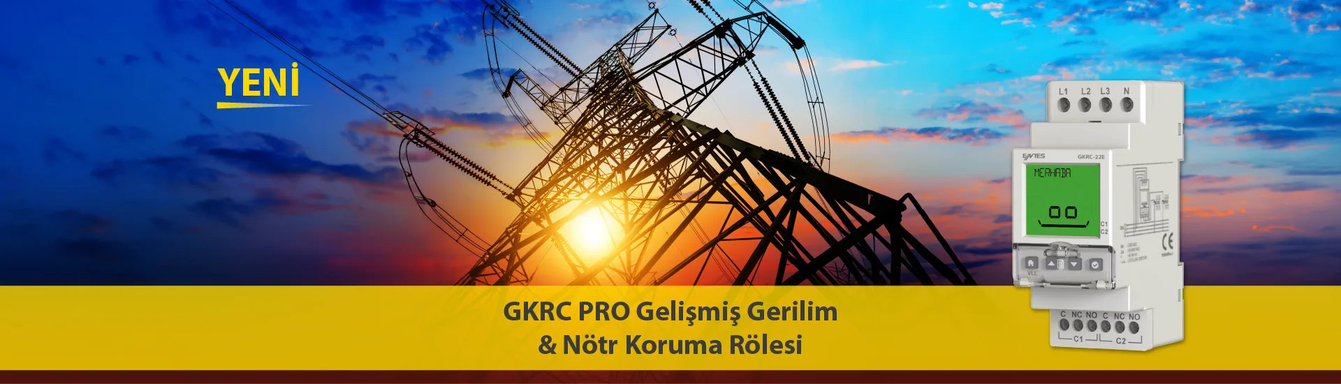 GKRC PRO gerilim ve nötr koruma rölesi, ENTES